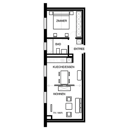 Apartment Residenza Alpenrose 22 Sils im Engadin